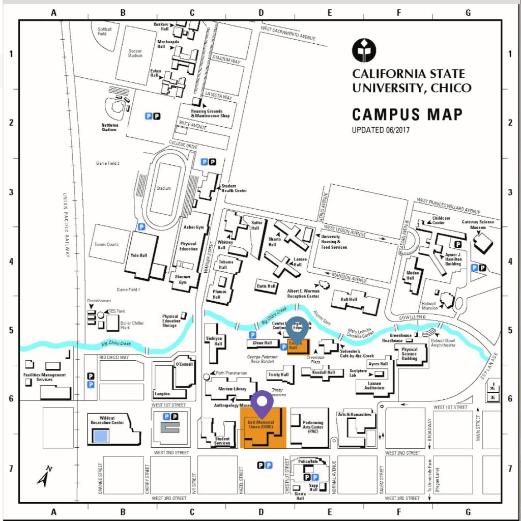 Campus Map – California Invasive Plant Council